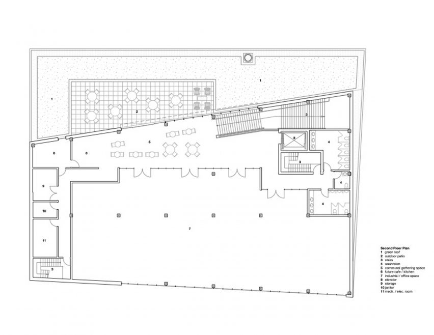 Second floor plan