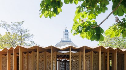 Serpentine Pavilion 2023 designed by Lina Ghotmeh
