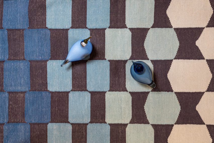 Shapeshifter rug by Michael Rowan and Azmas Rugs