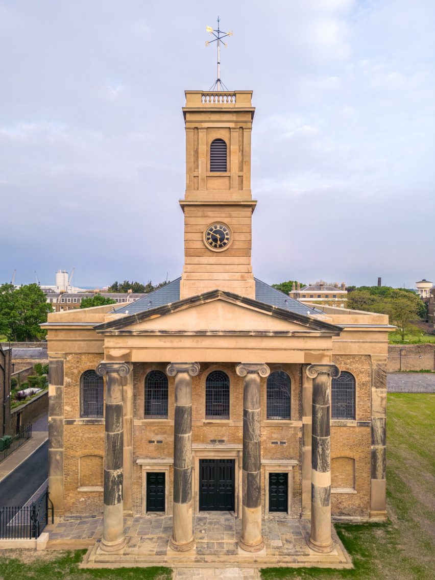 Exterior of Sheerness Dockyard Church