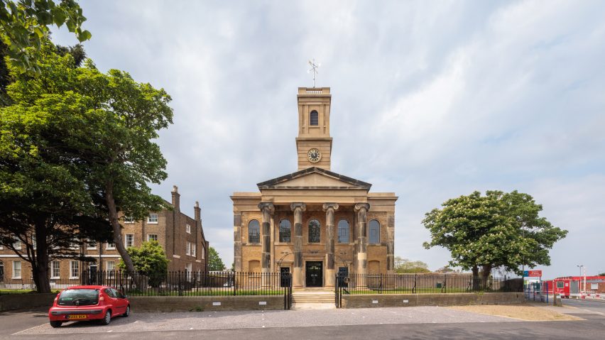 Exterior of Sheerness Dockyard Church