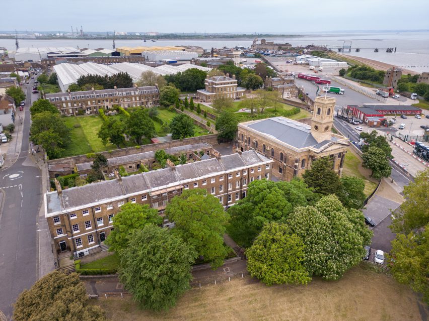 Exterior of Sheerness Dockyard Church