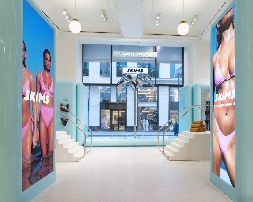 SKIMS Swim Selfridges pop-up by Willo Perron of Perron-Roettinger