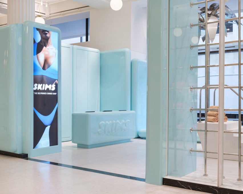 SKIMS Swim Selfridges pop-up by Willo Perron of Perron-Roettinger