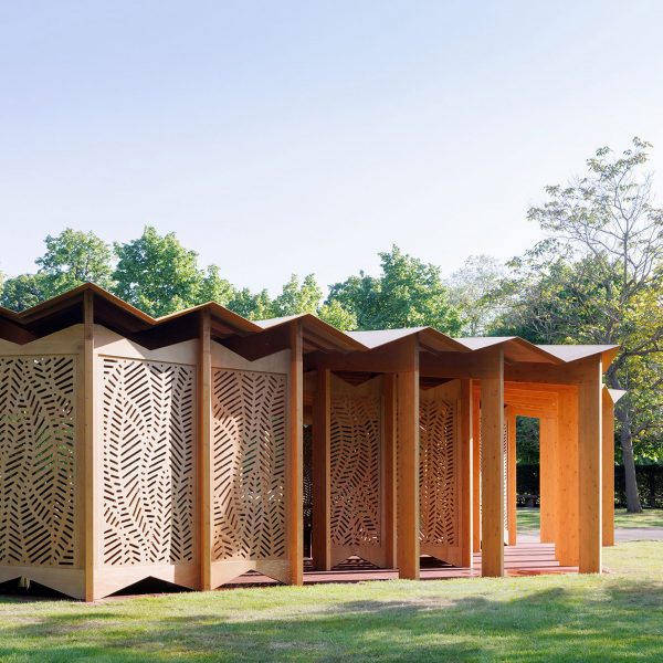 Circular timber Serpentine Pavilion by Lina Ghotmeh
