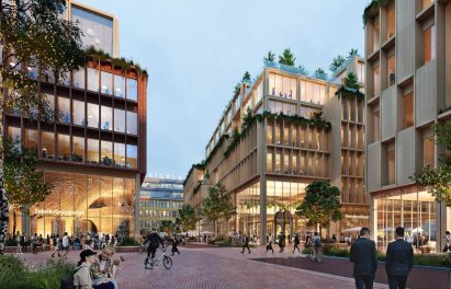 Stockholm Wood City by Henning Larsen and White Arkitekter