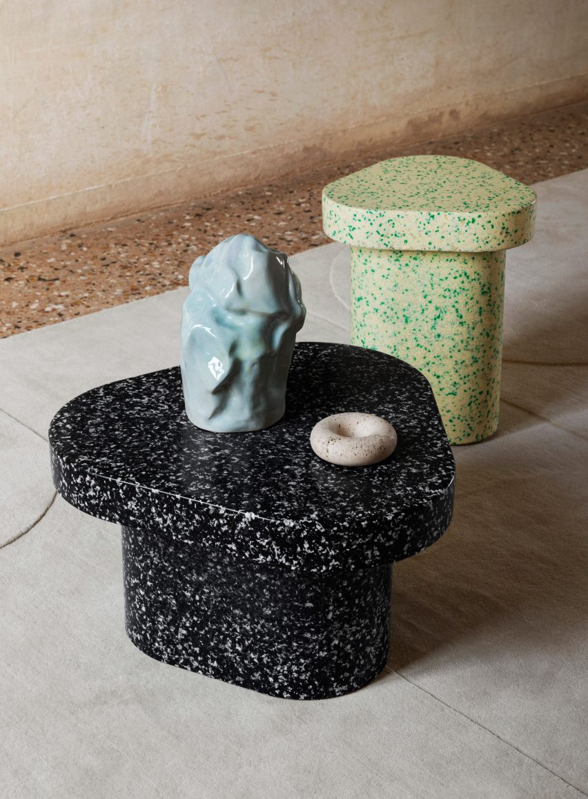 Superpop tables by Paolo Cappello for Miniforms