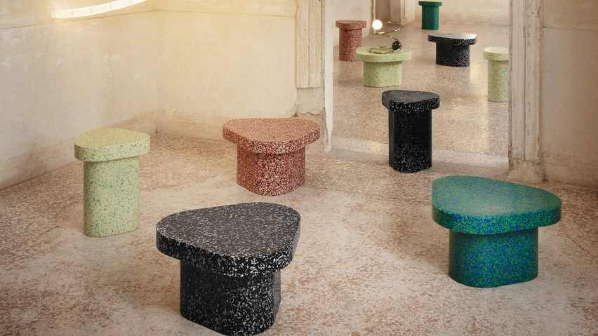 Superpop tables by Paolo Cappello for Miniforms