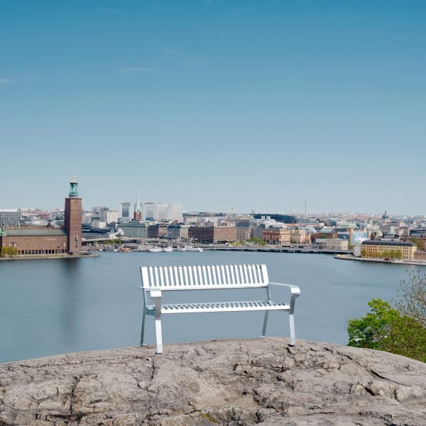 Tellus bench by Emma Olbers for Vestre