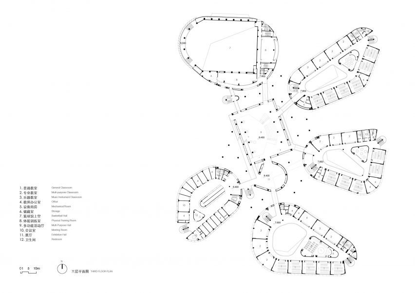 Third floor plan