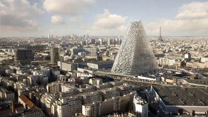Tour Triangle render by Herzog & de Meuron