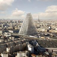 Tour Triangle render by Herzog & de Meuron