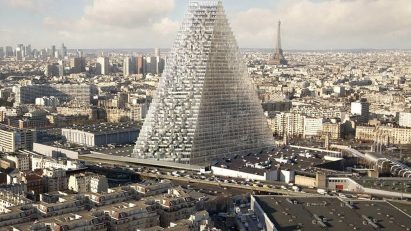Tour Triangle render by Herzog & de Meuron