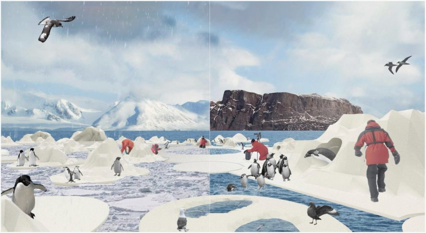 Visualisation showing