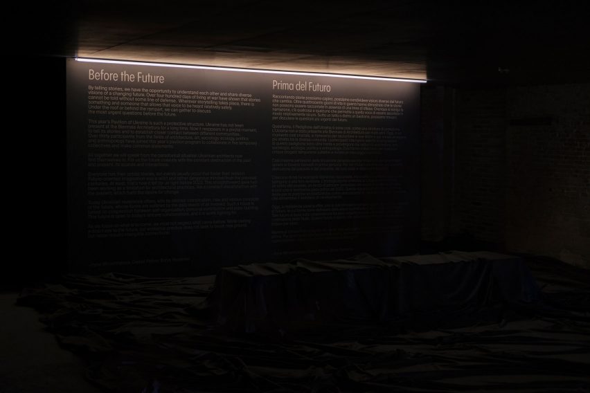 Ukraine Pavilion, Before the Future, at Venice Architecture Biennale