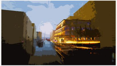 Visualisation showing residential building
