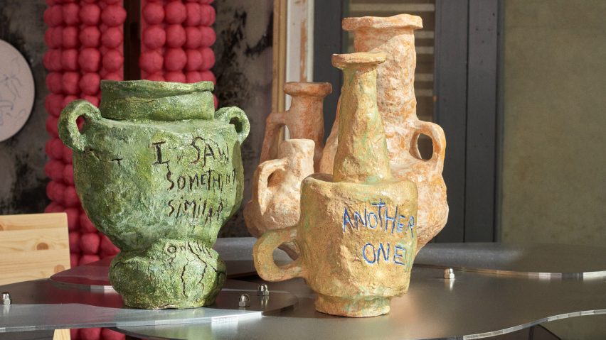 Pottery at Tableau 3 Days of Design exhibition