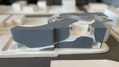 3D model representing a museum