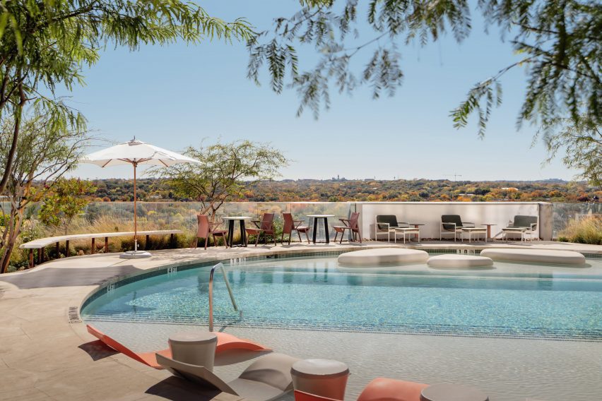 Swimming pool area of 44 East
