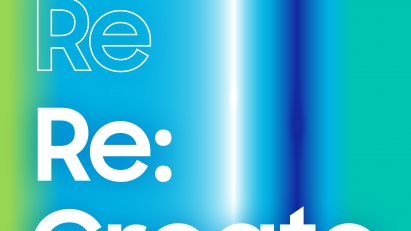 Dezeen and Samsung's Re:Create Design Challenge graphic identity