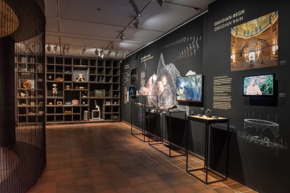 Objects on display as part of Cave Bureau's exhibition
