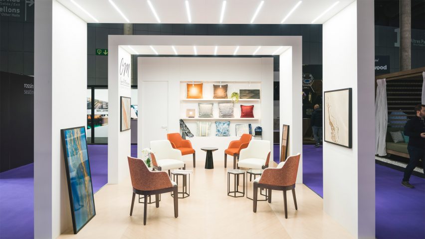 Photo of an exhibition at Cruise Ship Interiors Design Expo Europe