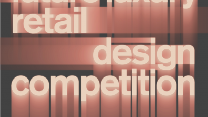 Dezeen and Bentley's Future Luxury Retail Design Competition graphic identity