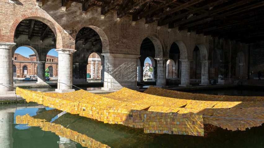 Photo of an exhibition at Venice Architecture Biennale