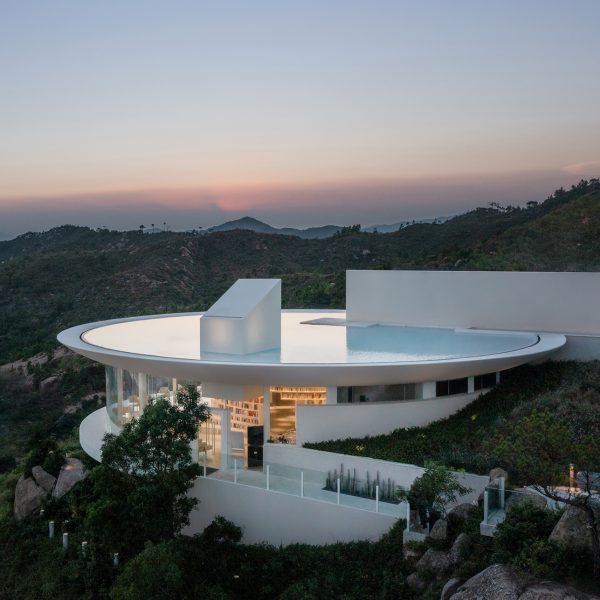 The Water Drop Library by 3andwich Design / He Wei Studio