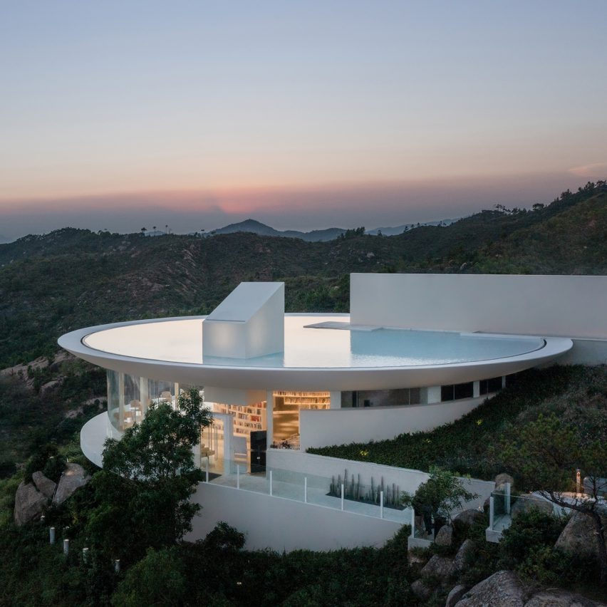 The Water Drop Library by 3andwich Design / He Wei Studio