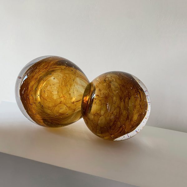 Photo of an art object made from glass by Baiba Dzenite