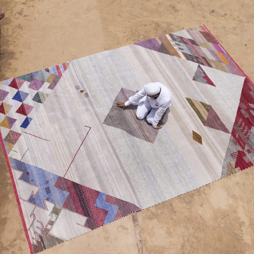 Rango Ki Duniya from the Project Freedom Manchaha by Jaipur Rugs