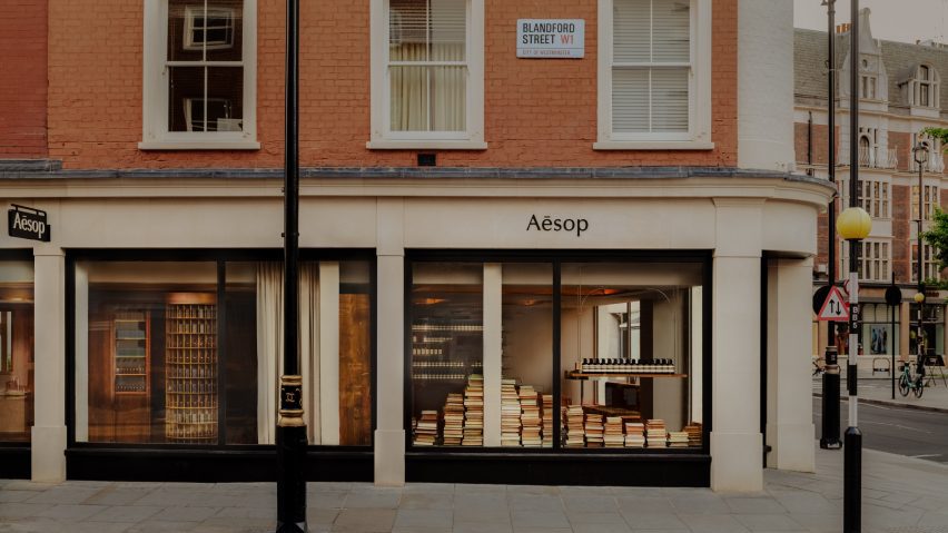 Aesop store in Marylebone, London