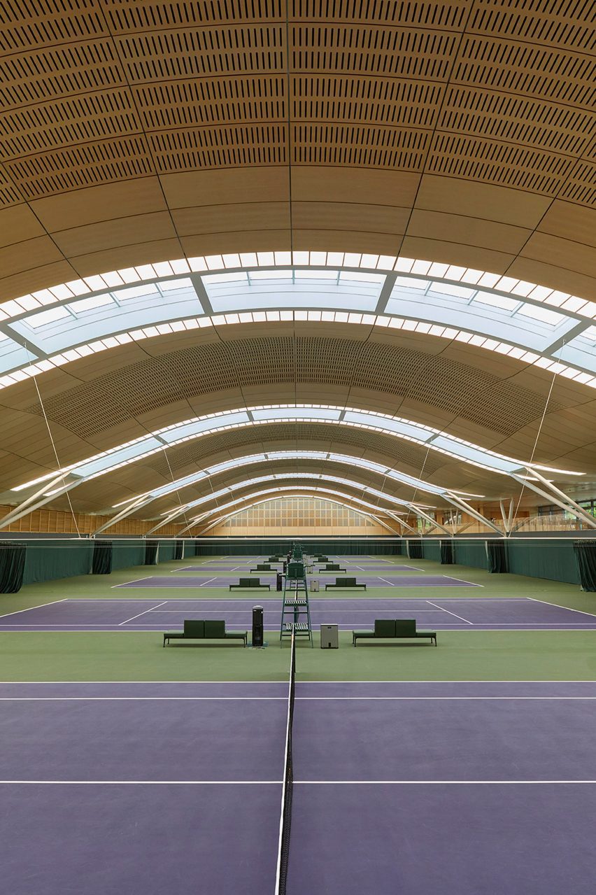 All England Lawn Tennis Club by Hopkins Architects
