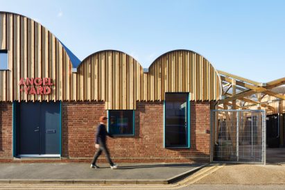 Facade of Angel Yard by Jan Kattein Architects