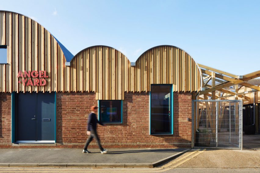 Facade of Angel Yard by Jan Kattein Architects