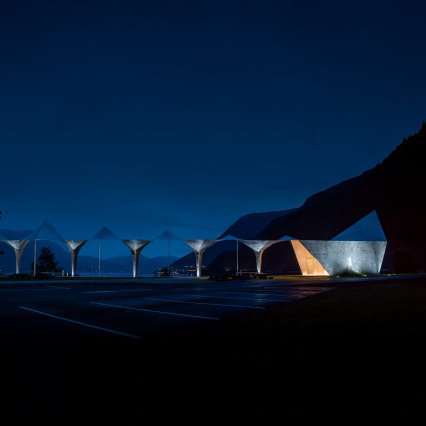 Espenes Rest Stop by Light Bureau