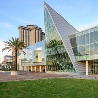 Glass-fronted museum