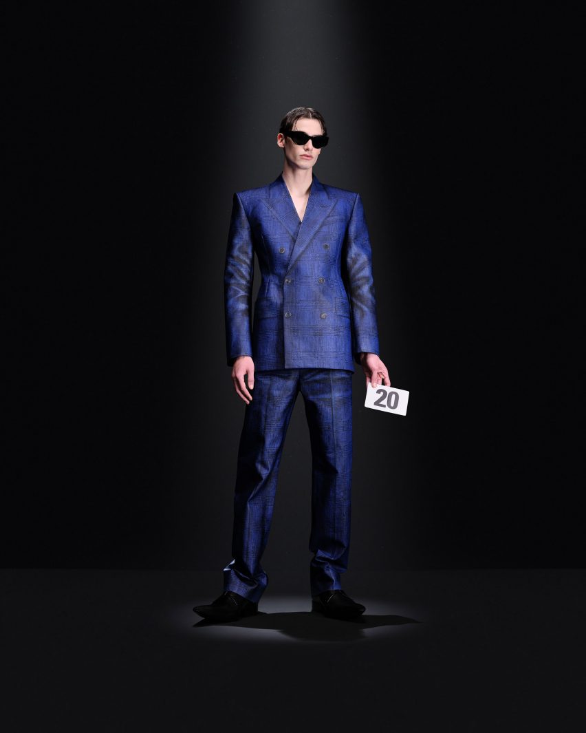 Photo of a model at Balenciaga couture