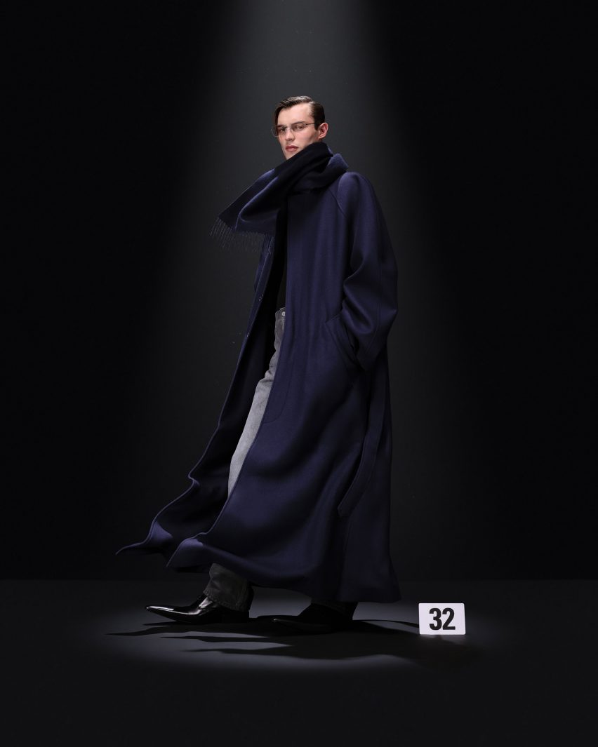 Photo of a model at Balenciaga couture
