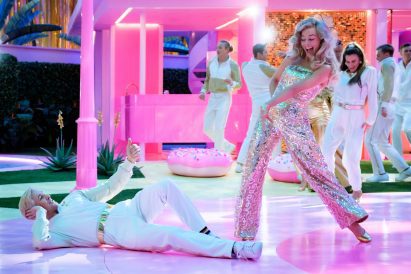 Margot Robbie and Ryan Gosling in Barbie