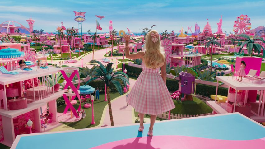 Barbieland in Greta Gerwig's film