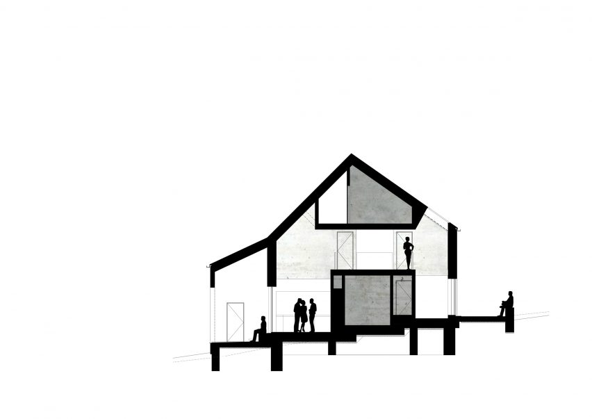 Section of Residential Barn in a Hamlet Zone