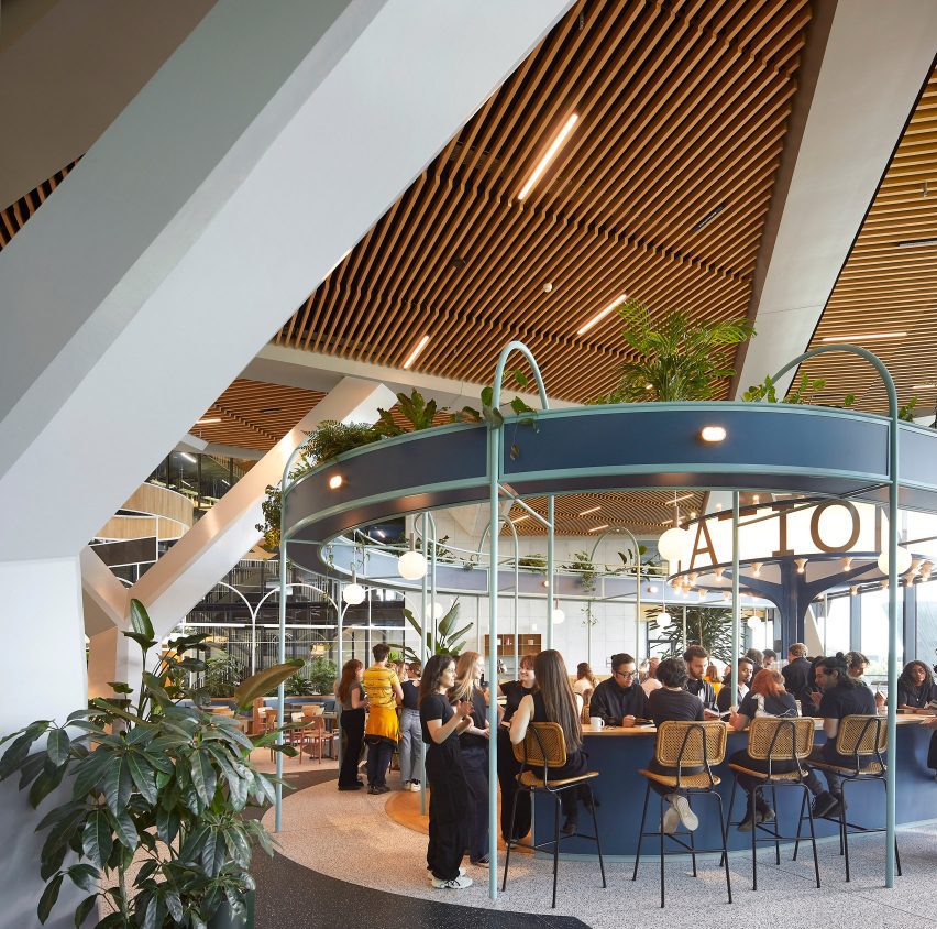 Interior of Booking.com by UN Studio