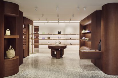 Interior image of the Bottega Veneta store