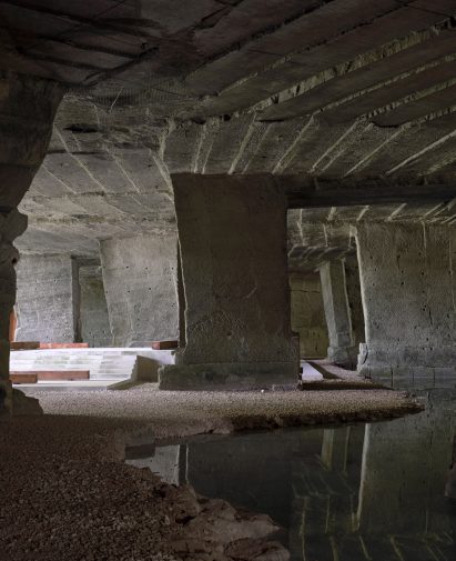 Interior of Cava Arcari performance space