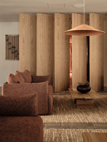 Natural materials inside London workspace