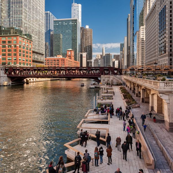Chicago riverwalk