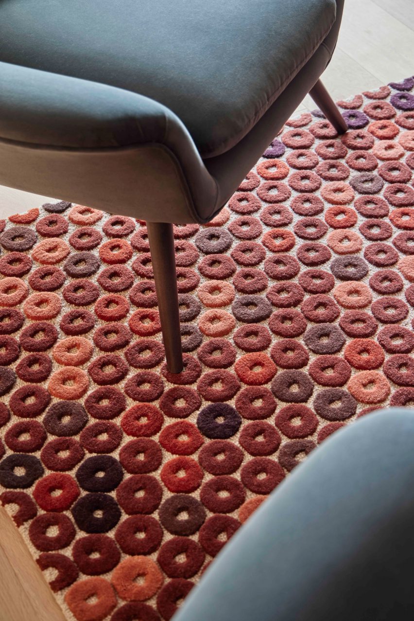 Ring-shaped rug