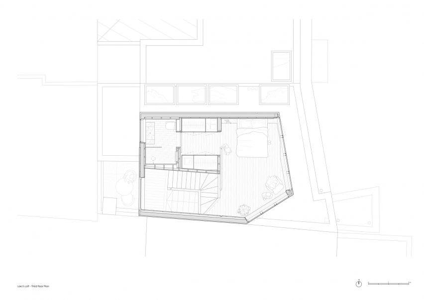 Third floor of Larch Loft extension by Whittaker Parsons